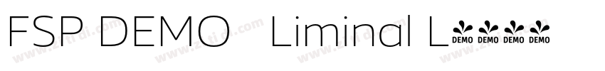 FSP DEMO   Liminal L字体转换